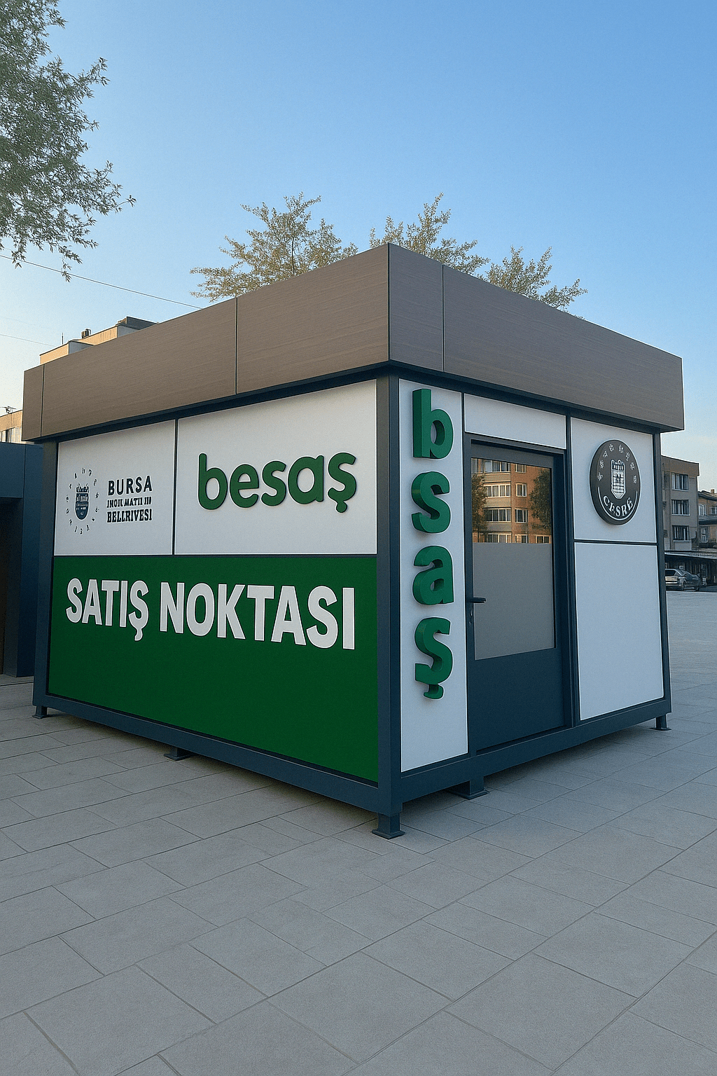 Besaş ekmek Satış kabini